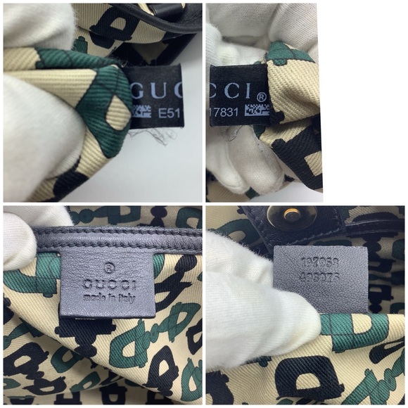 🛍️SOLD ON E..Y🛍️GUCCI Black Guccissima Large Tote/GENDERLESS - Picture 8 of 12